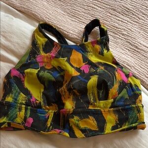 Colorful Abstract Sports Bra